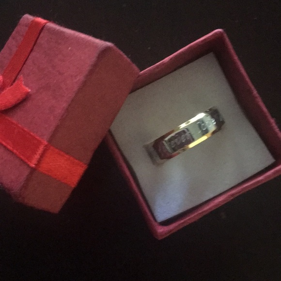 18K Gold plated forever love wedding rings - Picture 6 of 8